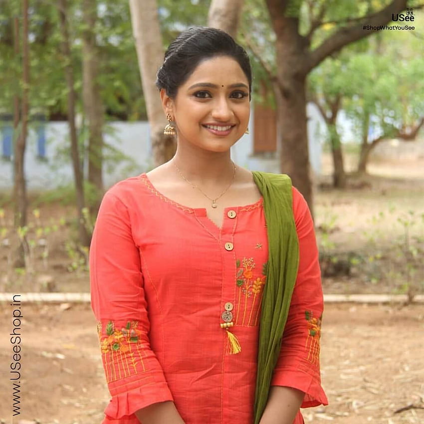 Actrice de série télévisée tamoule Usha, actrice de série tamoule Fond d'écran de téléphone HD