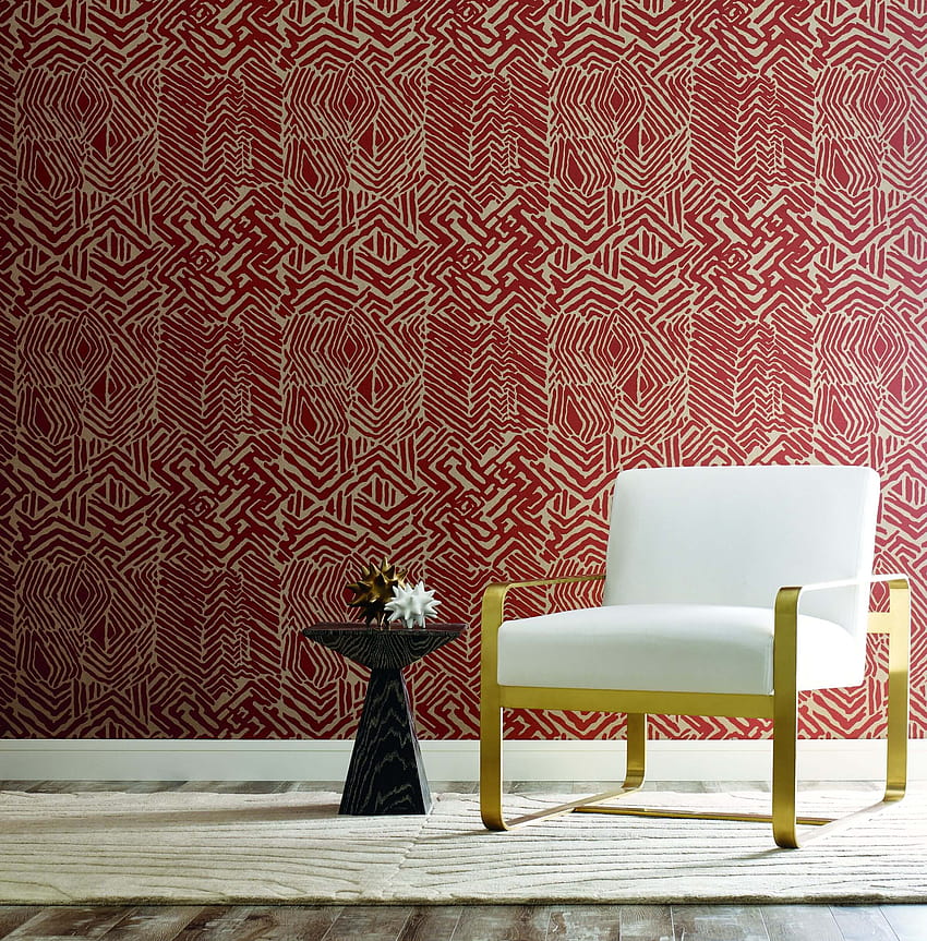 York Wallcoverings Tribal Print from Ronald Redding Designs Handcrafted Naturals HD phone wallpaper
