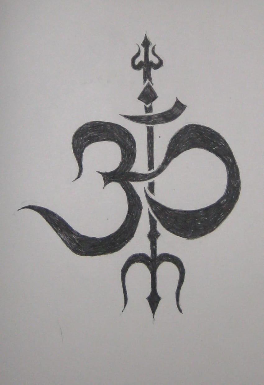 Om Trishul. Religious symbol. Trishul is similar, trishul mobile HD phone  wallpaper | Pxfuel