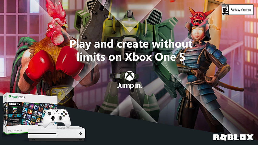 Echa un vistazo a este nuevo paquete de consola Xbox One S Roblox fondo de pantalla