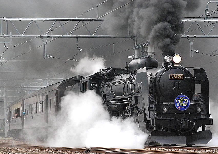 ID: 290169 / japan train railroad railway steam locomotive HD wallpaper