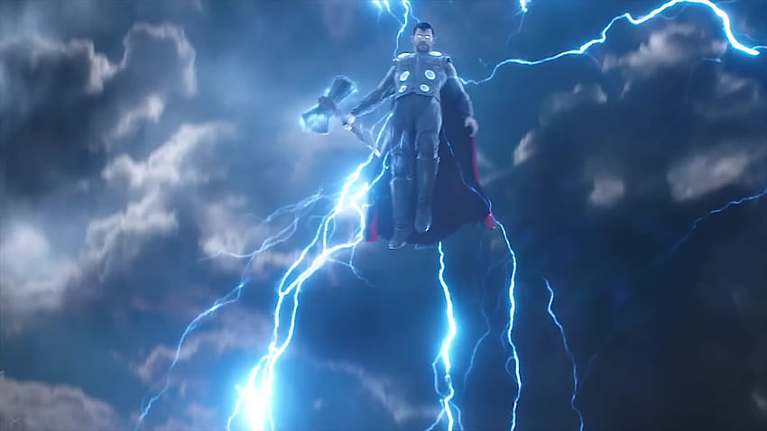 Thor llega a la escena de Wakanda Avengers Infinity War 2018 Movie CLIP , thor stormbreaker lightning fondo de pantalla