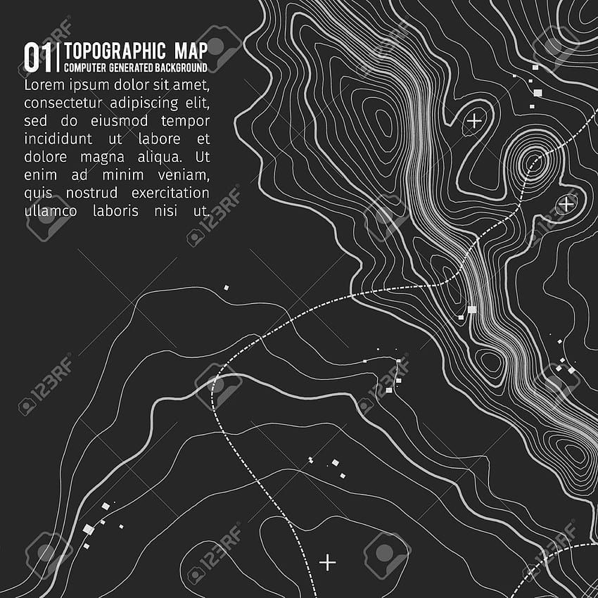 Topographic map backgrounds with space for copy . Line topography.. HD phone wallpaper