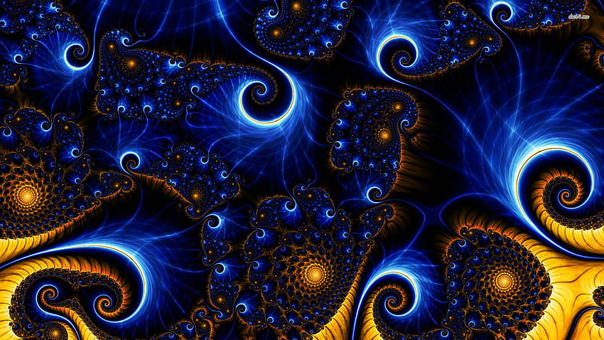Sztuka spirali Fibonacciego Tapeta HD