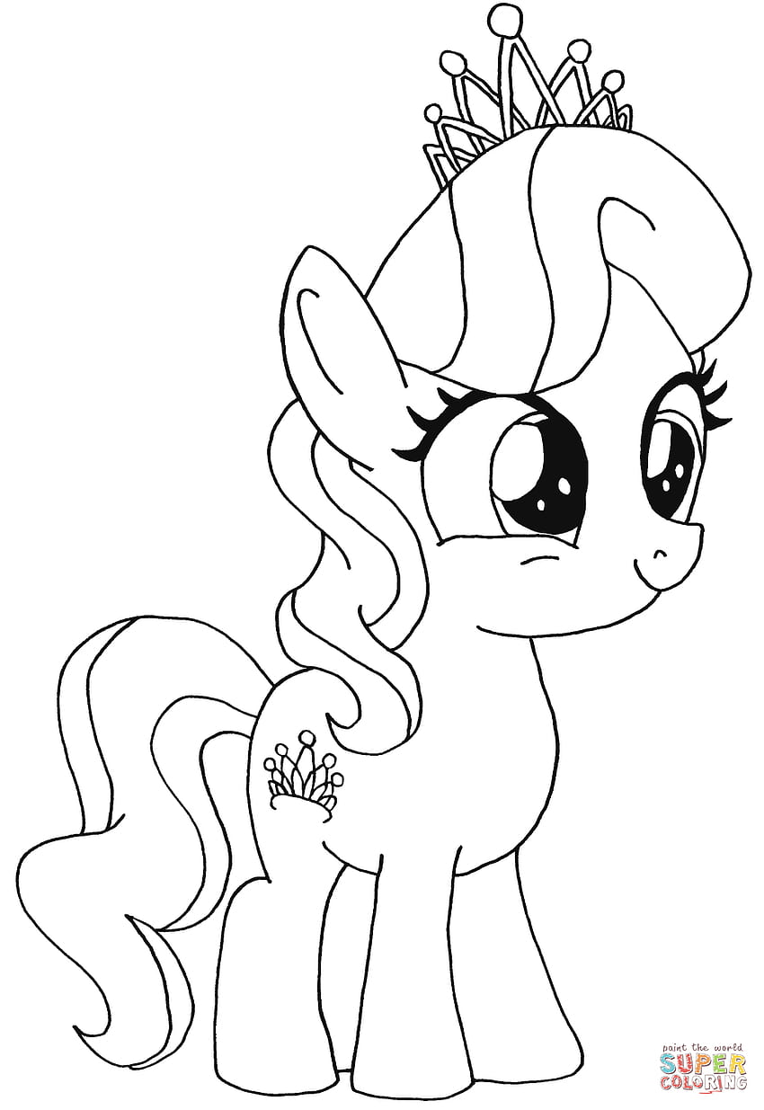 My Little Pony Coloring Page To Print With For Iphone, little pony iphone HD phone wallpaper