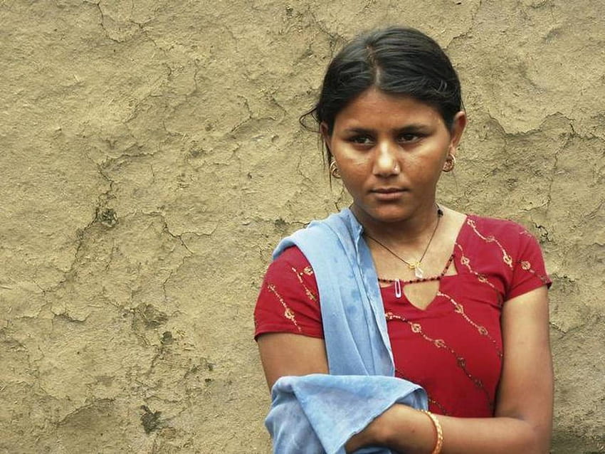 Индийска ученичка се противопоставя на традицията да отхвърля детските бракове, индийски омъжени жени HD тапет