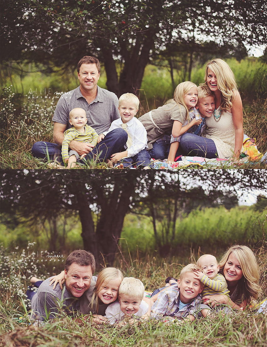 family posing by Allie Marie graphy, my big family HD phone wallpaper