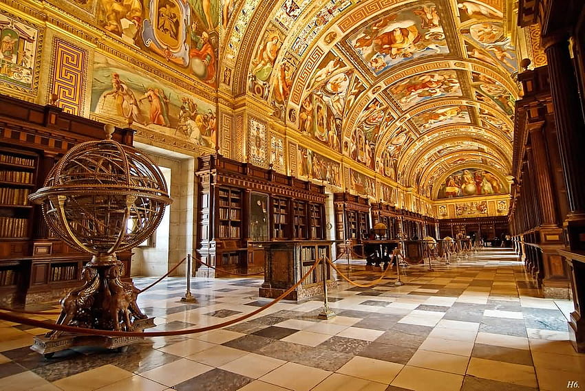 30 Incredibile interno del palazzo reale di Madrid In Spagna Sfondo HD