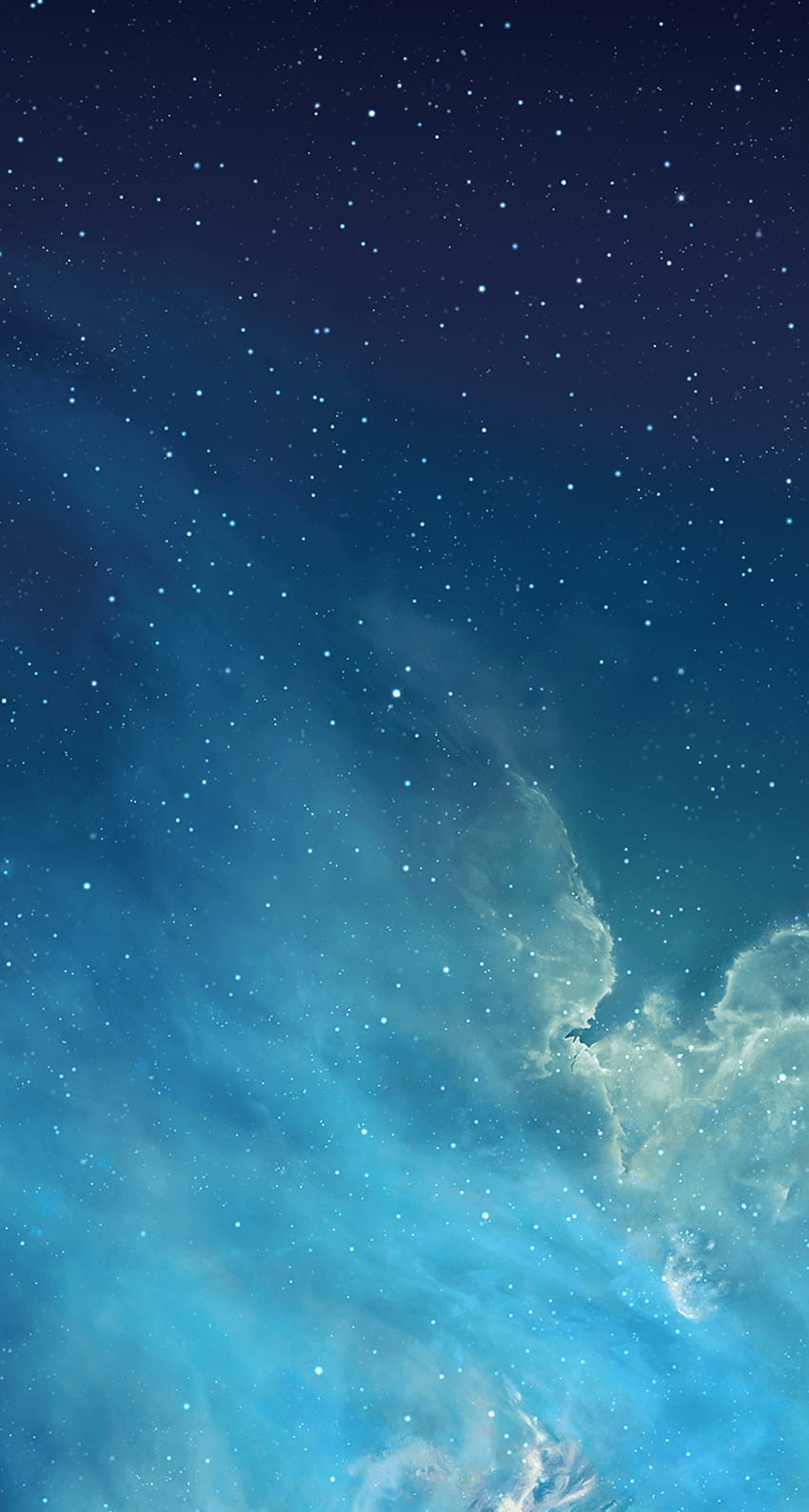 Teléfono de cielo azul en perro, cielo despejado de noche fondo de pantalla del teléfono
