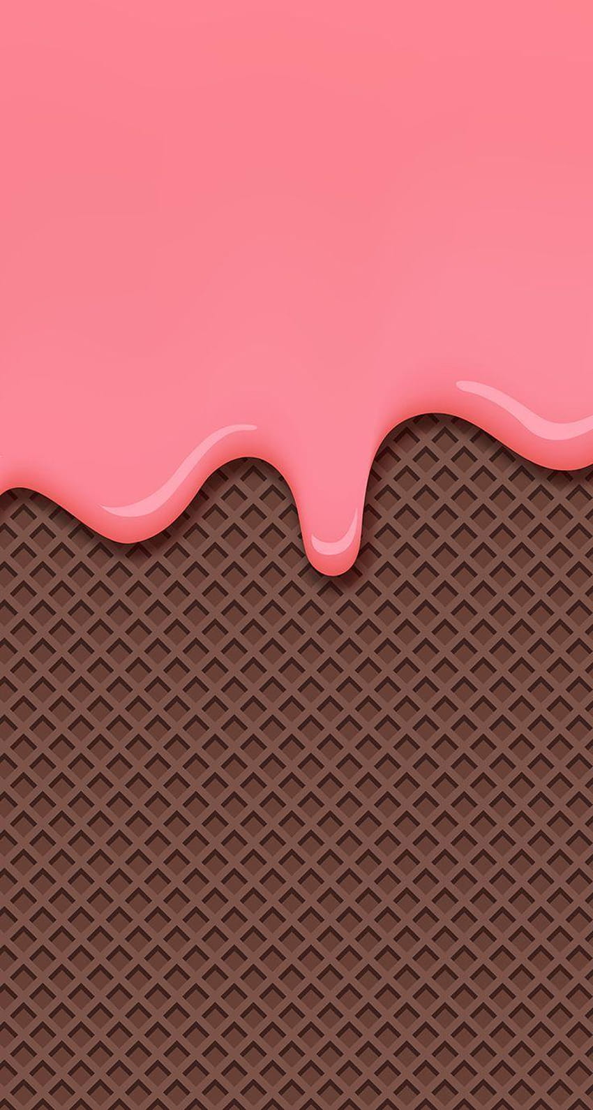 As 2 melhores ideias de fundos de sorvete, taco de waffle de sorvete Papel de parede de celular HD