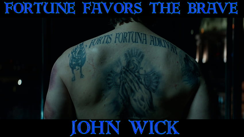 John Wicks Tattoo On His Back HD wallpaper