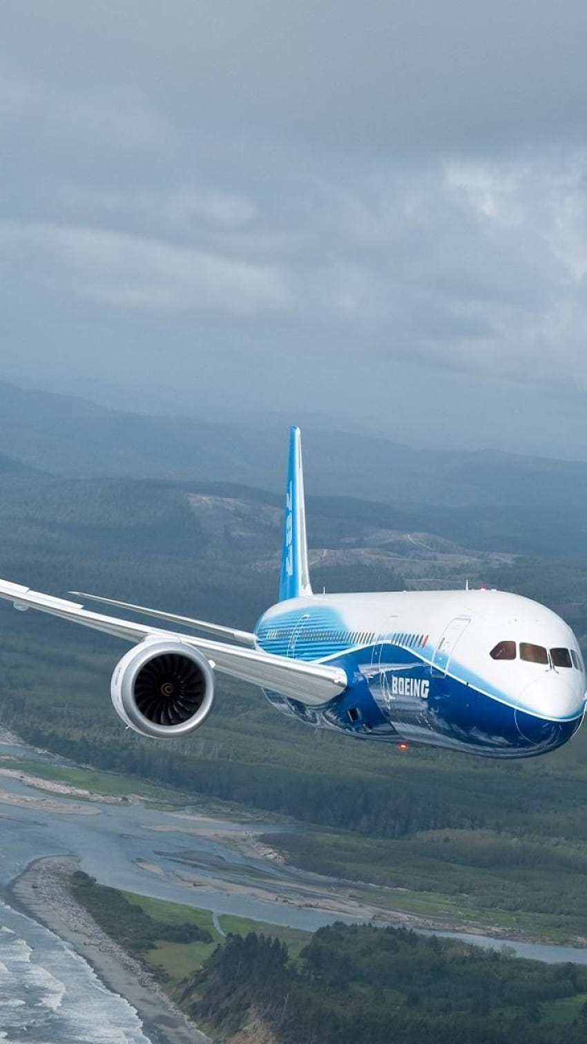 Aircraft boeing shore aviation 787 dreamliner, boeing 787 dreamliner HD phone wallpaper