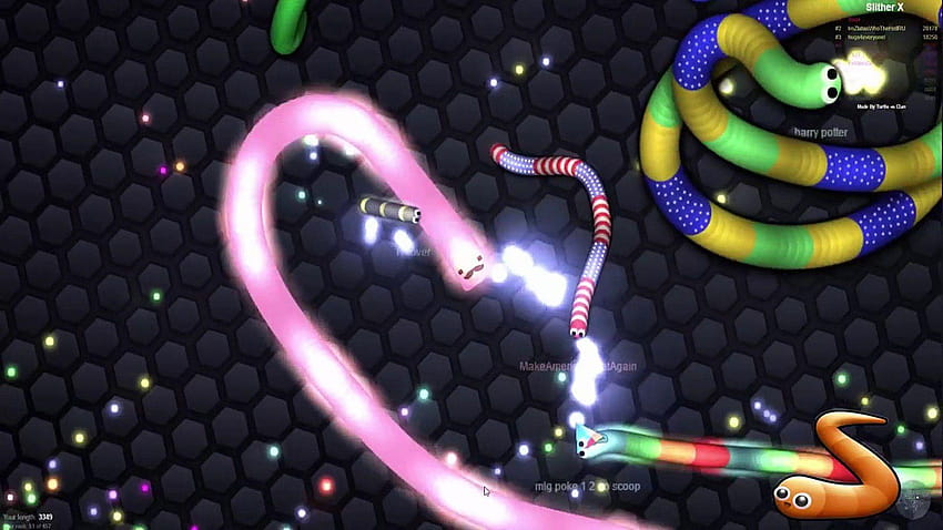 Slither.io Power Of The Tiny Snake Minecraft Skin Mod Slitherio HD