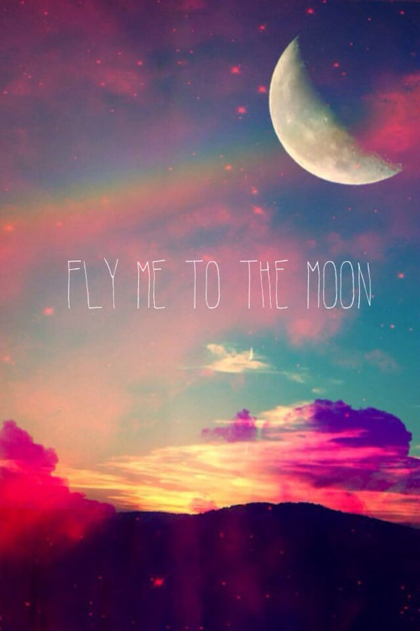 Fly me to the moon AD のクローズ アップ、私の近くに HD電話の壁紙
