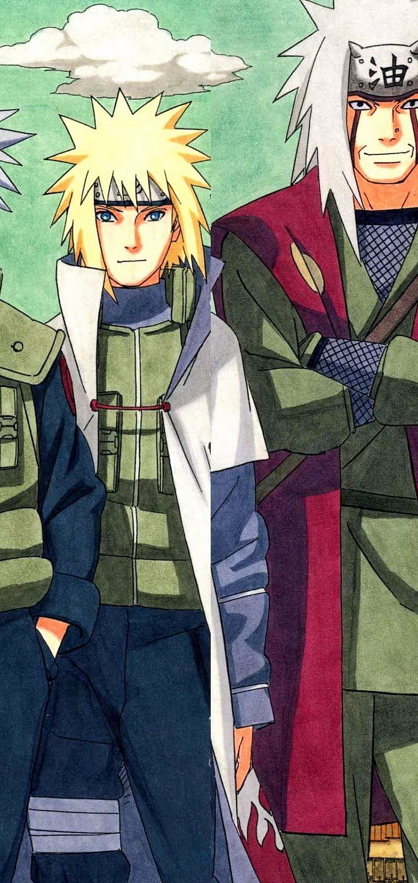 1440x3040 Naruto, Kakashi, Jiraiya, Minato, android jiraiya Tapeta na telefon HD