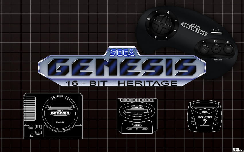 Sega Genesis เกมคลาสสิคของ Sega mega drive วอลล์เปเปอร์ HD