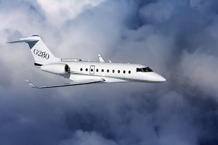 Gulfstream Aerospace G280 Private Jet Aircraft, jatos particulares papel de parede HD