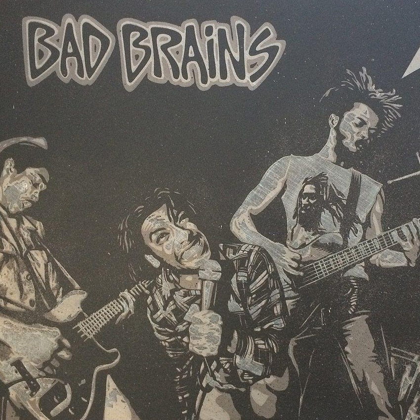 Shepard Fairey x Glen E. Friedman : Bad Brains, Original on Metal HD wallpaper