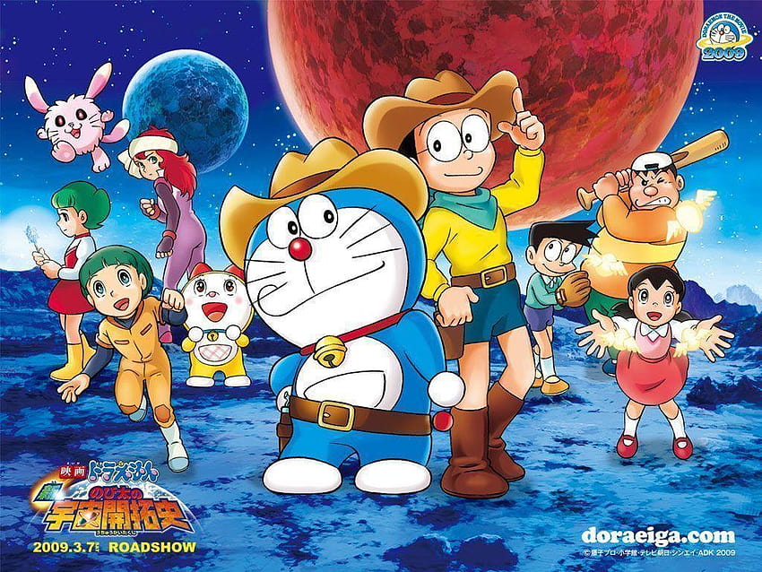 Doraemon-Cartoon HD-Hintergrundbild