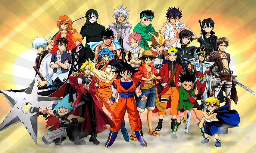Goku Naruto Luffy Ichigo Natsu, naruto e luffy papel de parede HD