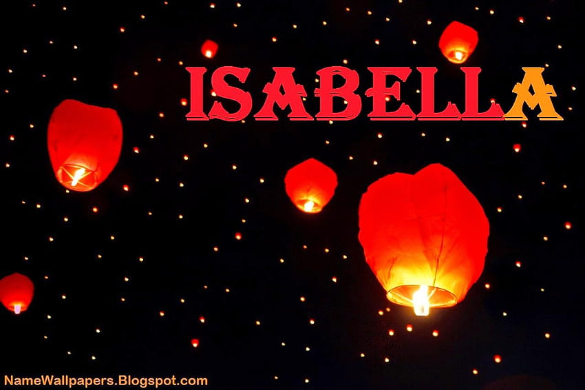 Isabella İsim Isabella ~ İsim, isabella ben HD duvar kağıdı