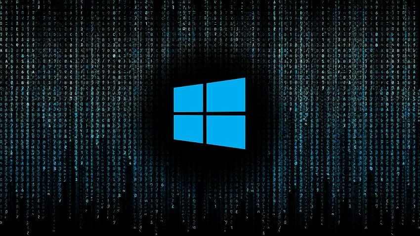Animowana matryca Windows 10, tło matrycy 1920x1080 Tapeta HD