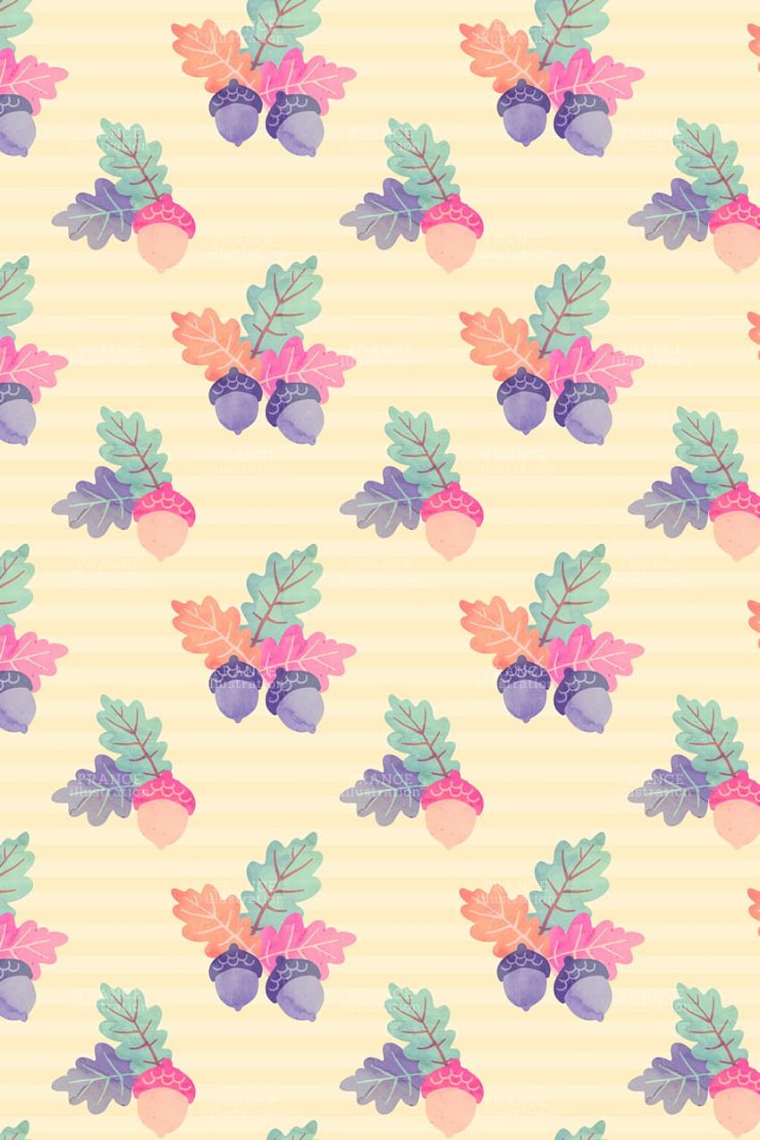 3 FOR 2. Fall Autumn Treats Digital Paper. Thanksgiving Pumpkin Latte, Squirrel, Cupcake, Turkey. Polka Dot. Food Coffee. Pastel, Pattern., thanksgiving pastel HD phone wallpaper