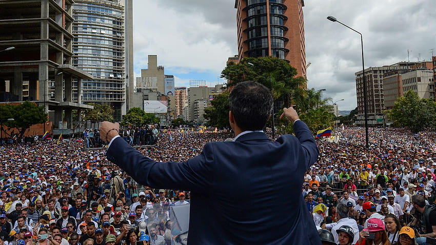 에서 : 베네수엘라의 정치적 위기가 끓어오르고 있다, 후안 과이도 HD 월페이퍼