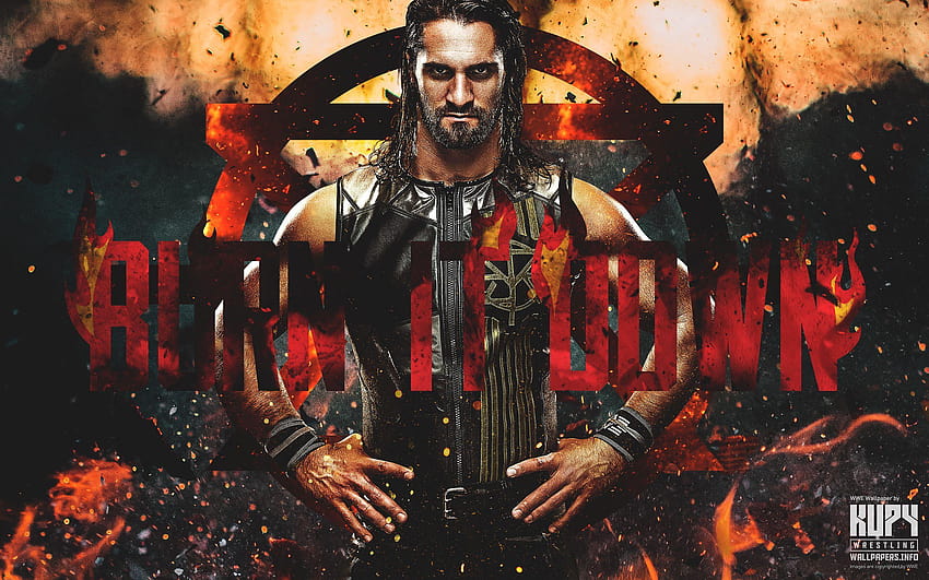 Wwe Seth Rollins Burn It Down HD-Hintergrundbild