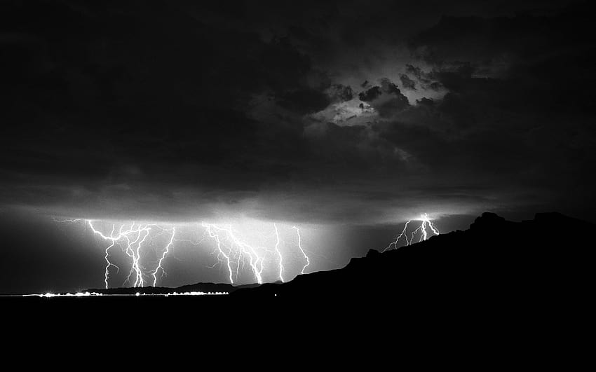 Black and White Lightning [2560x1600] for, thunder aesthetic HD ...