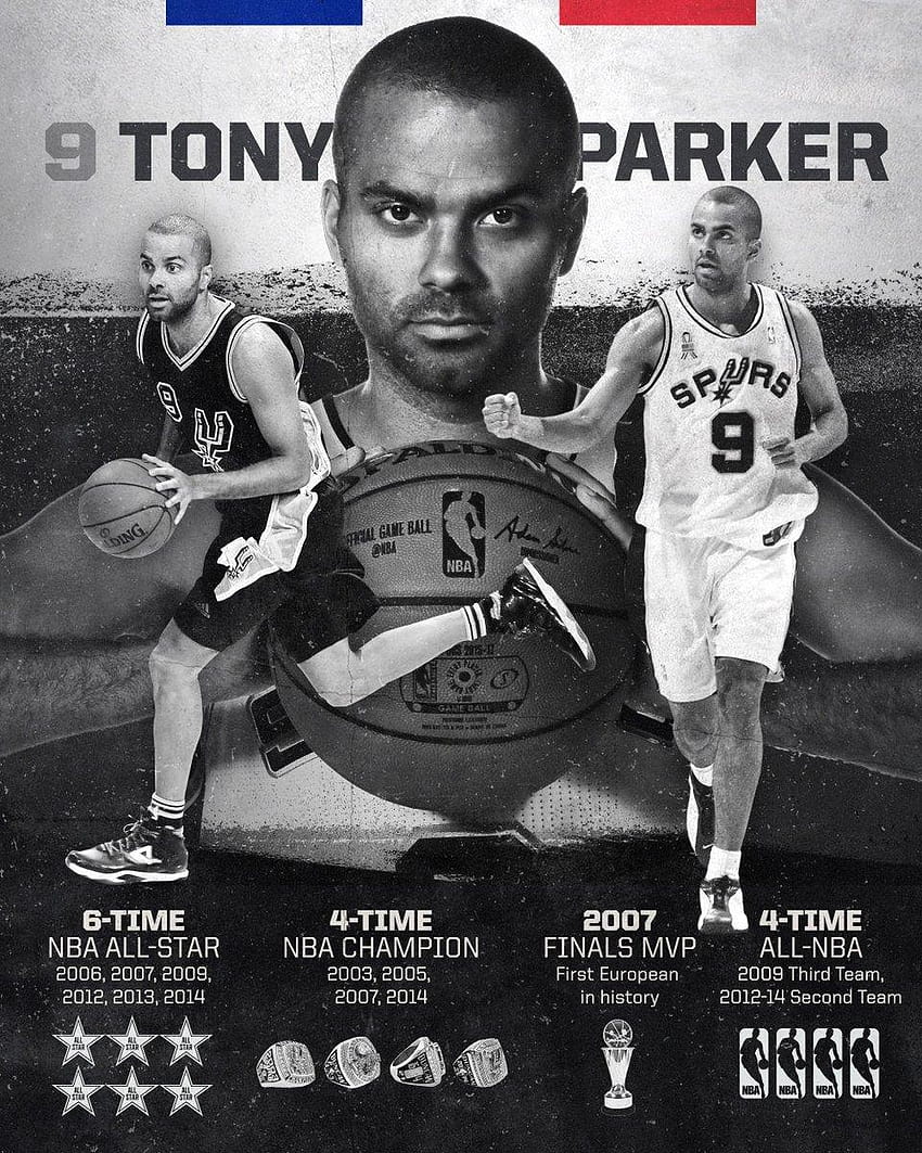 San Antonio Spurs, Tony Parker 2019 HD-Handy-Hintergrundbild