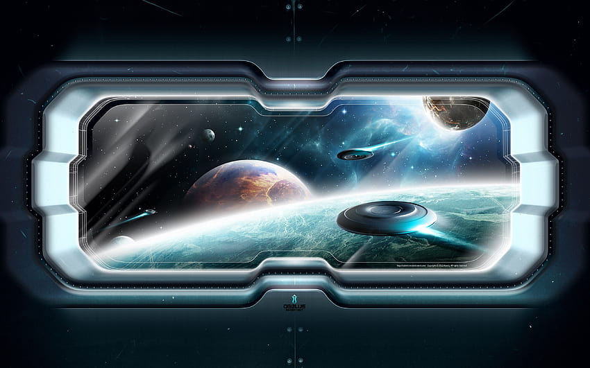 1408982, Full size space, spaceship inside HD wallpaper