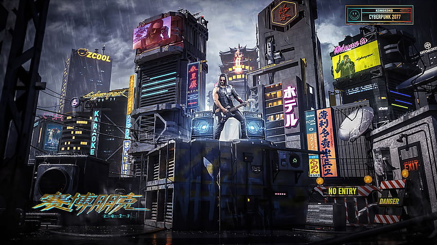 1366x768 cyberpunk windows wallpaper - !