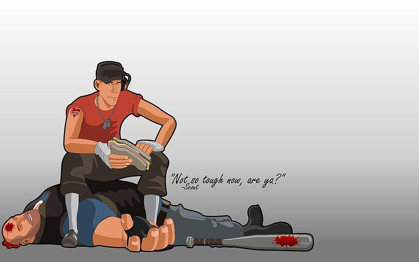 Tf2 Scout Gray by webbugt, team fortress 2 scout HD wallpaper