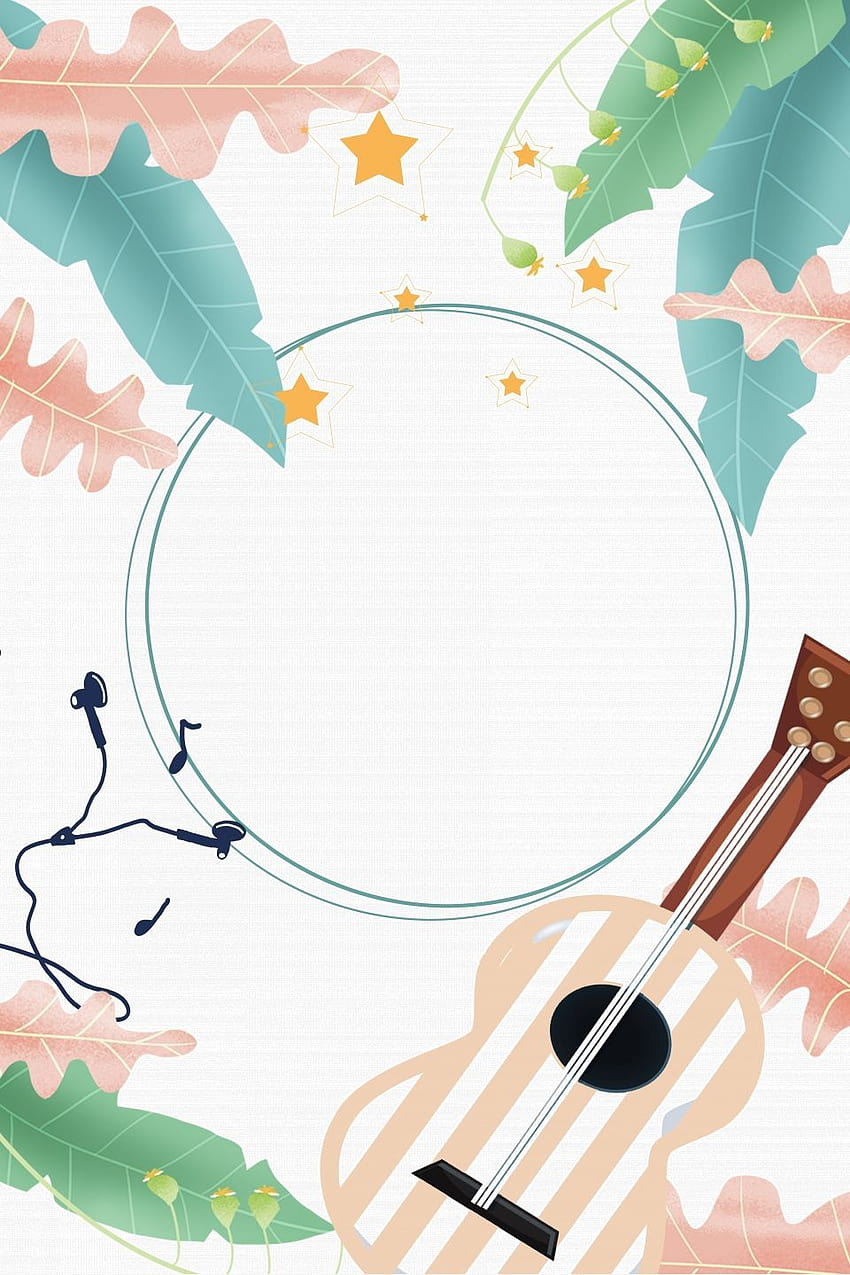 Musical Instrument World Children S Song Day Cute Backgrounds, music poster HD phone wallpaper