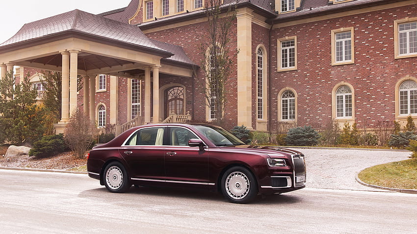 Rosyjski Aurus, Senat S600, 2019 Sedan luksusowy Side 2560x1440 Tapeta HD