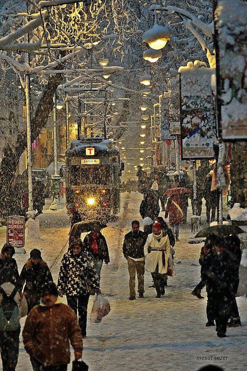winter city desktop wallpaper