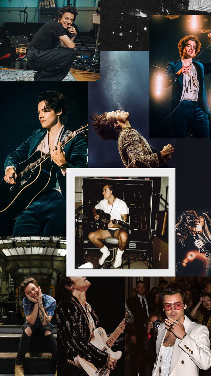Harry Styles Collage en 2020 fondo de pantalla del teléfono