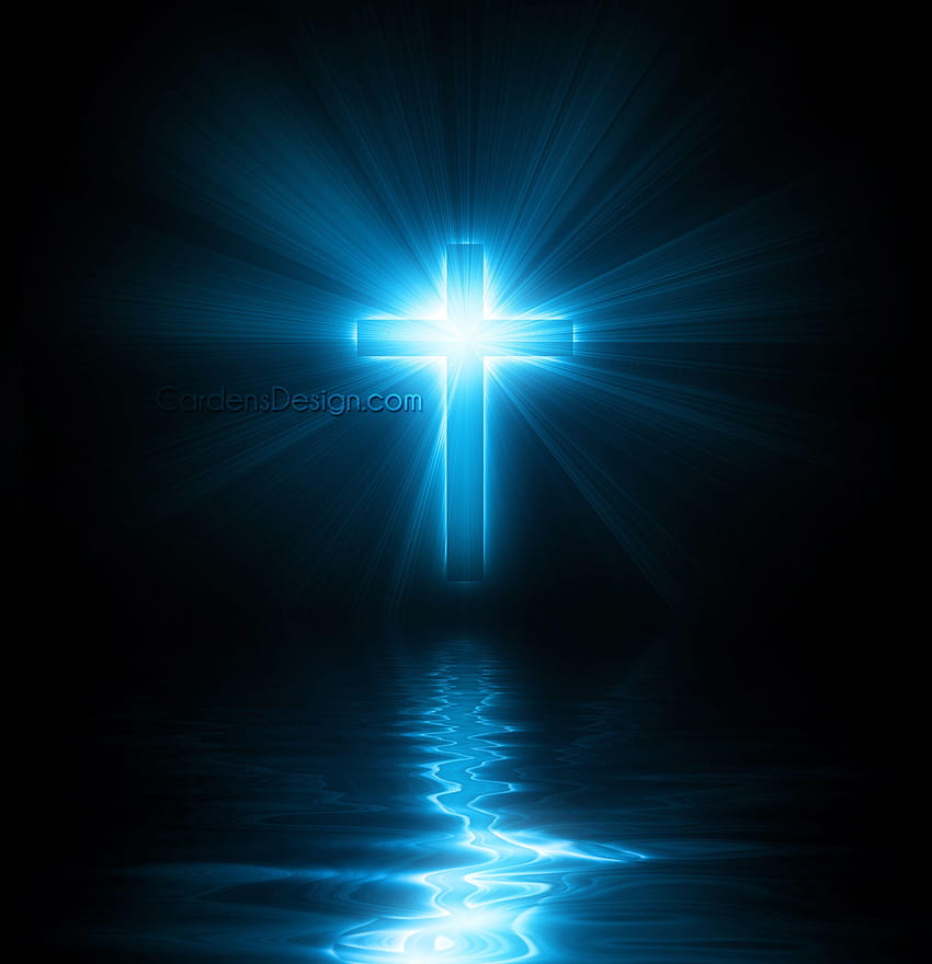 7 Cooles Kreuz, blaues Kreuz HD-Handy-Hintergrundbild
