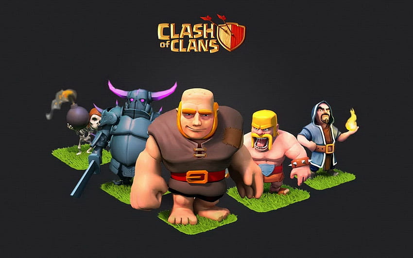 Clash Of Clans High Quality, clash of clans logo HD wallpaper | Pxfuel