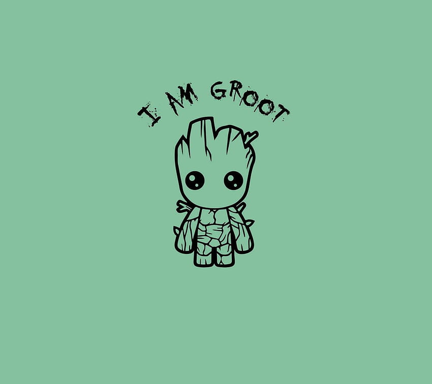 I AM Groot, groot cute HD wallpaper
