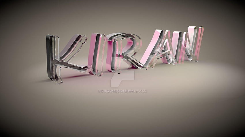 De Nombre Kiran, 4d nombre fondo de pantalla