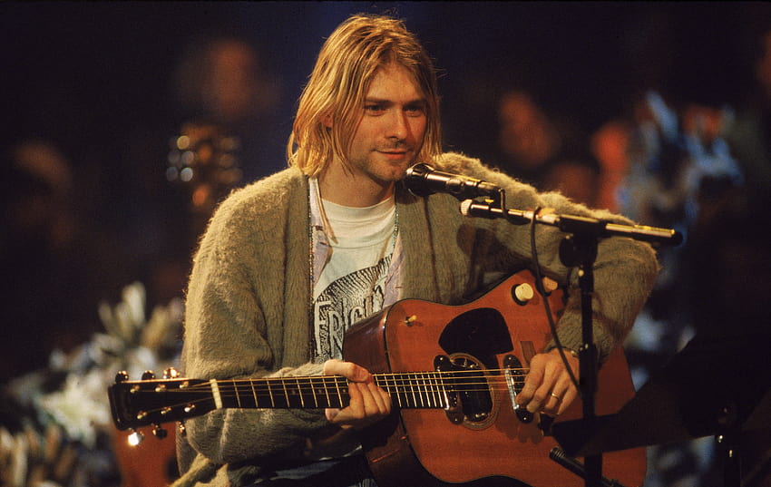 Il maglione 'MTV Unplugged' di Kurt Cobain ...cnbc Sfondo HD