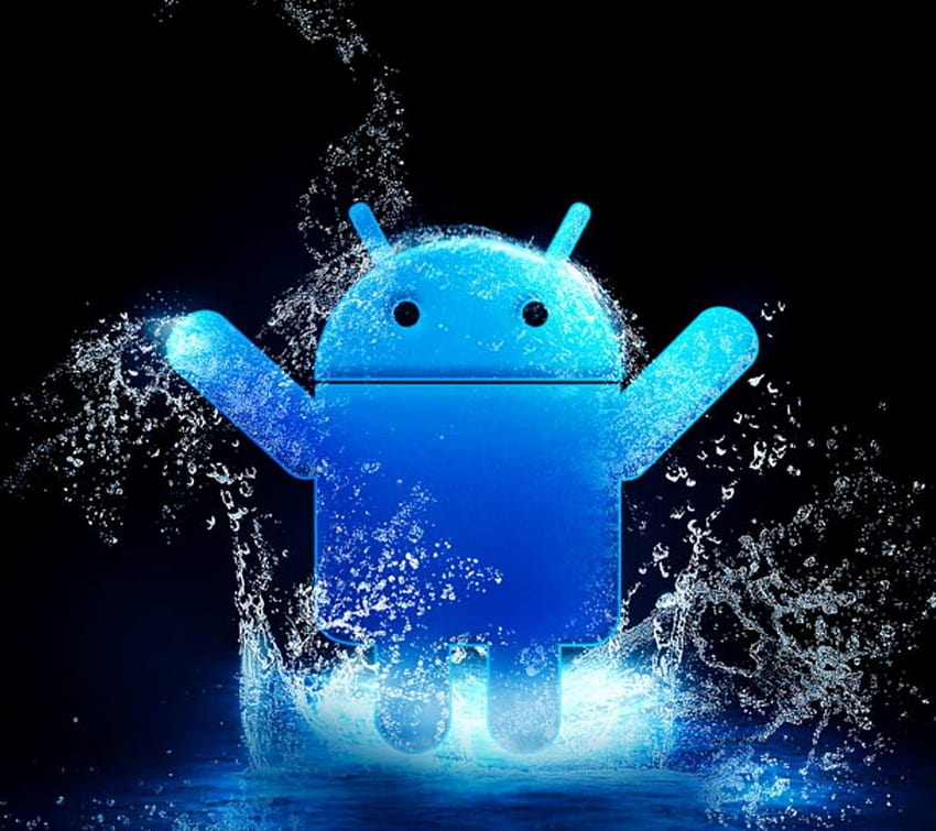 Archiwa aplikacji na Androida, Android czarny Tapeta HD