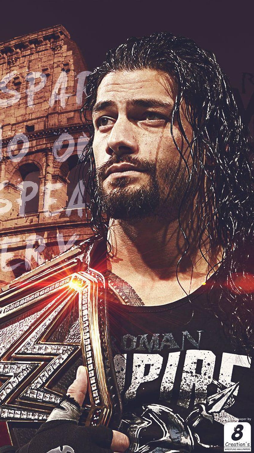 Telefon WWE Roman Reigns I autorstwa Arunraj1791, logo wwe 2016 Tapeta na telefon HD