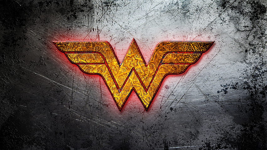 Wonder Woman Logo, tanda wanita ajaib Wallpaper HD