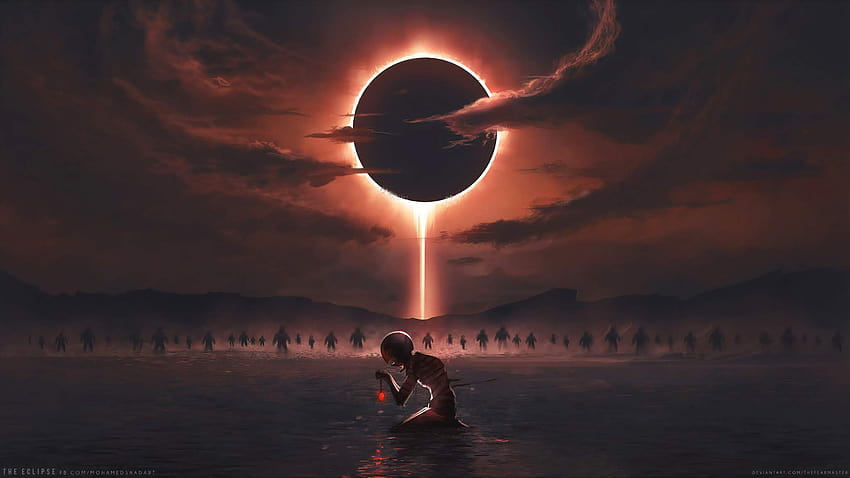 Rebirth Of Eclipse Fantasy, eclipse scifi HD тапет