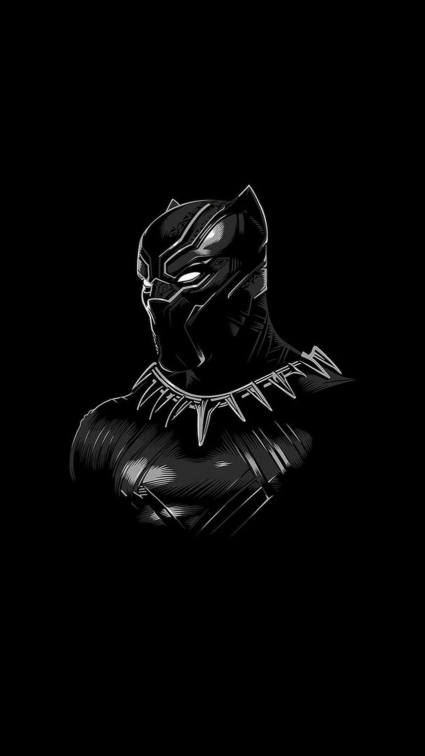 iPhone Black Panther, 2022 hitam wallpaper ponsel HD