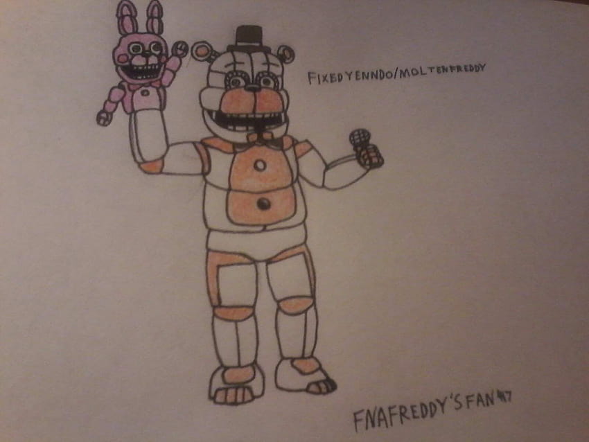 Arreglado el fan art de Yenndo/Molten Freddy fondo de pantalla