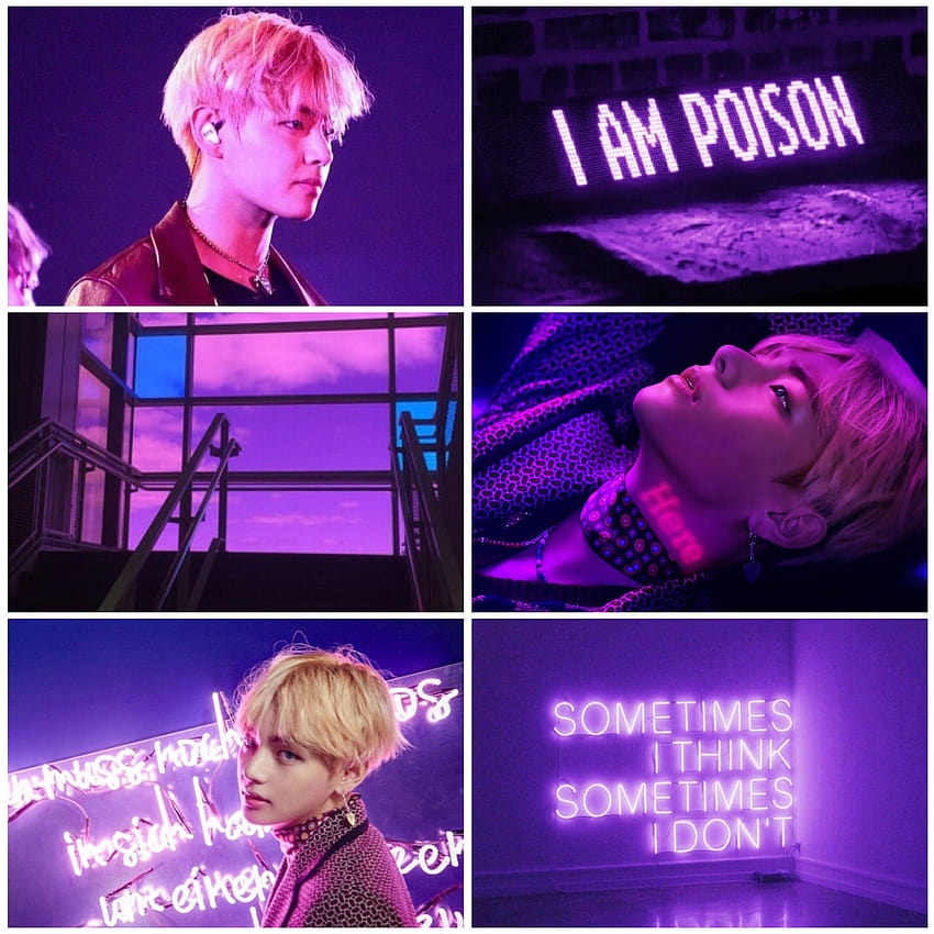 Kim Taehyung V purple aesthetic in 2019, purple aesthetic ps HD phone wallpaper